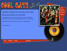 Tablet Screenshot of cool-cats.de